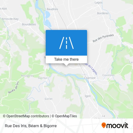 Rue Des Iris map