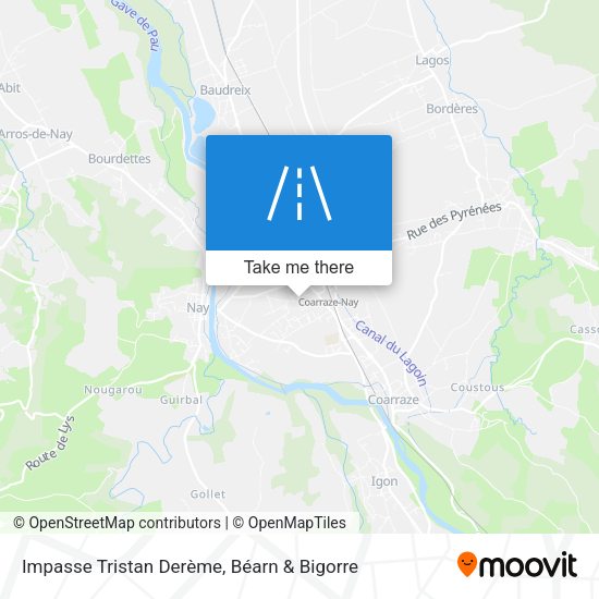 Impasse Tristan Derème map