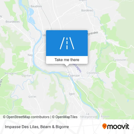 Impasse Des Lilas map