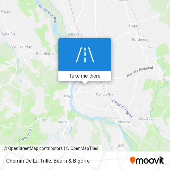 Chemin De La Trille map