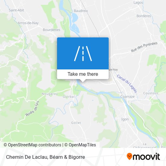 Chemin De Laclau map