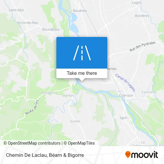 Chemin De Laclau map