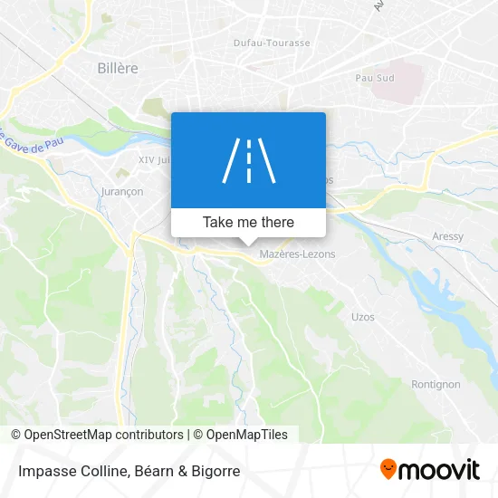 Impasse Colline map