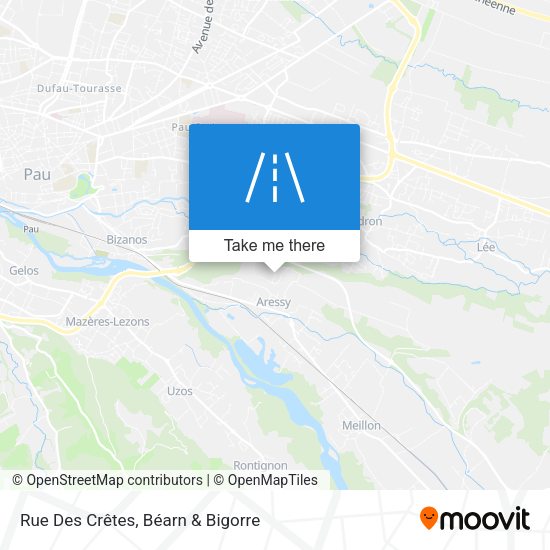 Rue Des Crêtes map