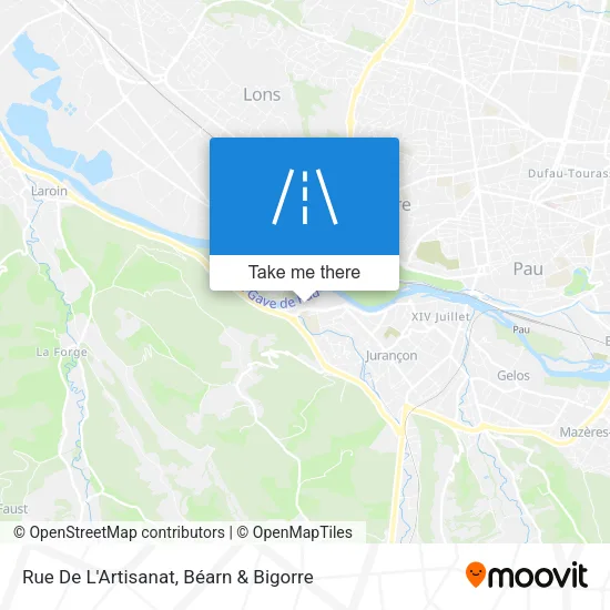 Rue De L'Artisanat map
