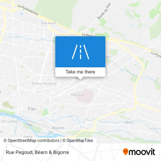 Rue Pegoud map