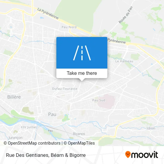 Rue Des Gentianes map