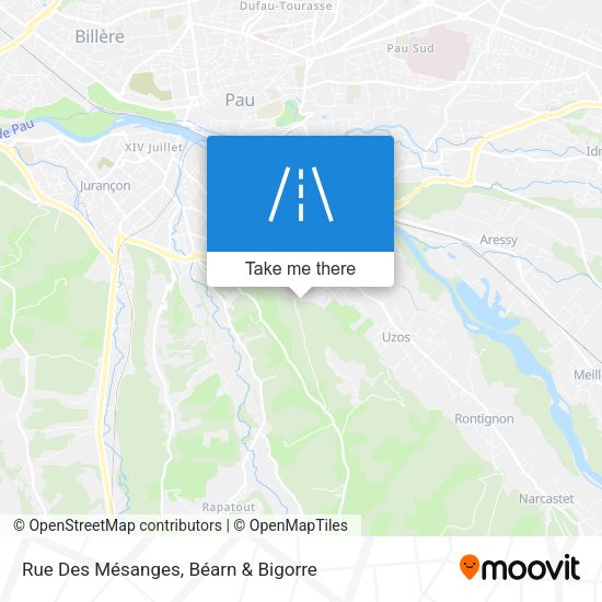 Rue Des Mésanges map