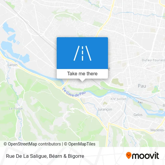 Rue De La Saligue map