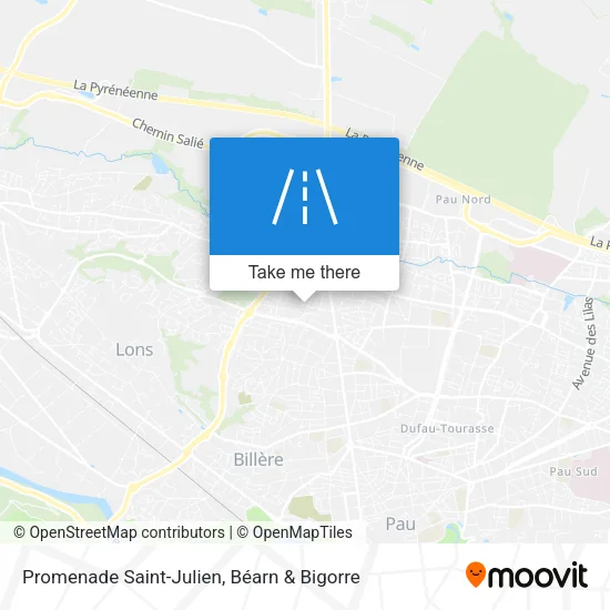 Promenade Saint-Julien map