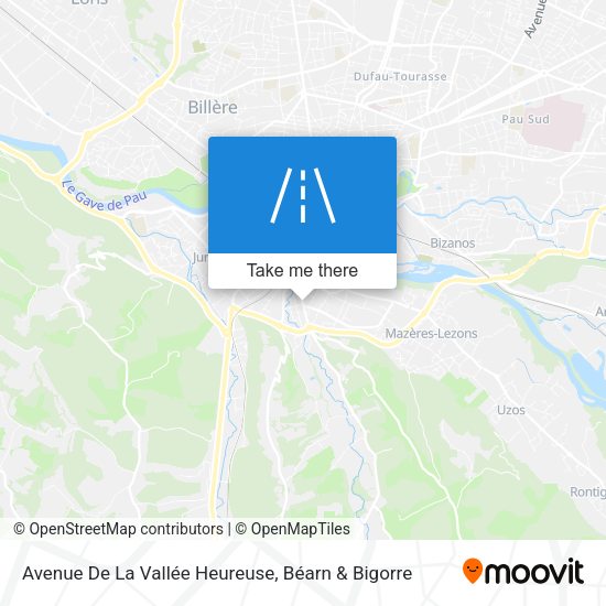 Avenue De La Vallée Heureuse map