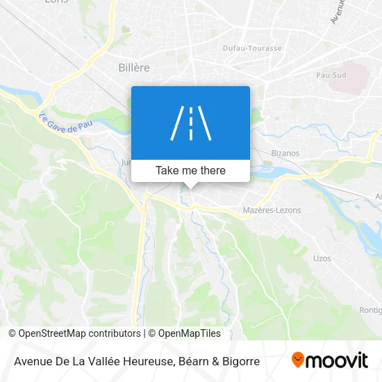 Avenue De La Vallée Heureuse map