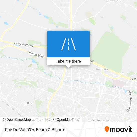 Rue Du Val D'Or map