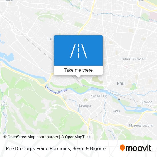 Rue Du Corps Franc Pommiès map