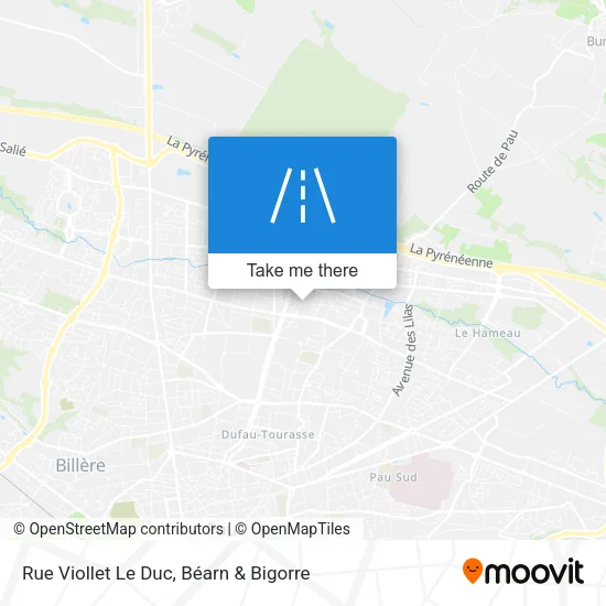 Rue Viollet Le Duc map