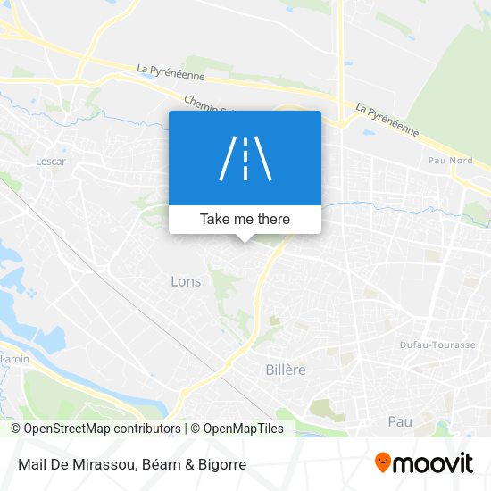 Mail De Mirassou map