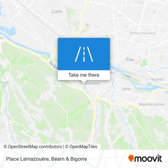 Place Lamazouère map