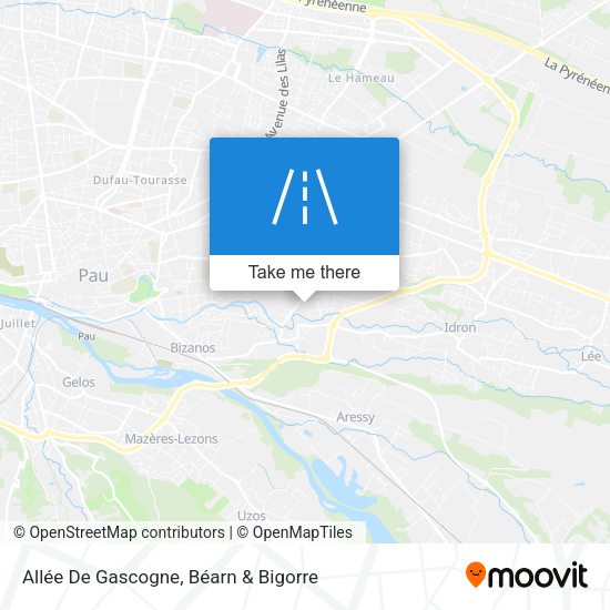 Allée De Gascogne map