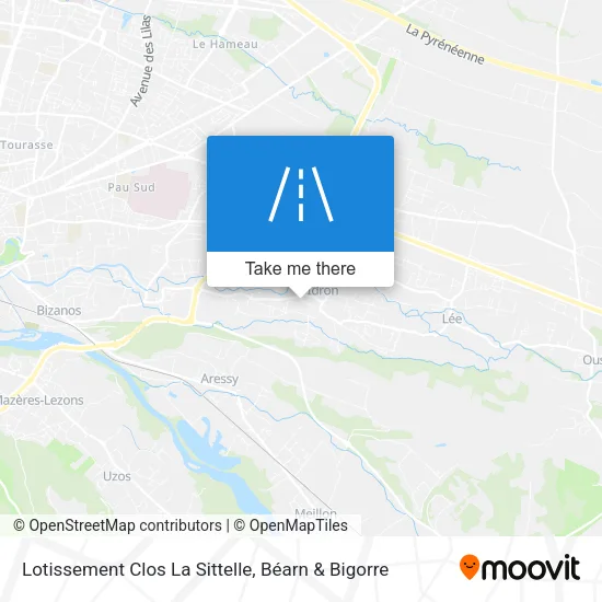 Lotissement Clos La Sittelle map