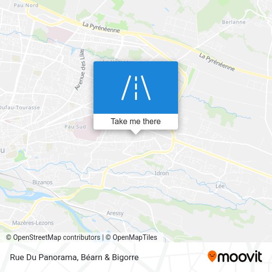 Rue Du Panorama map