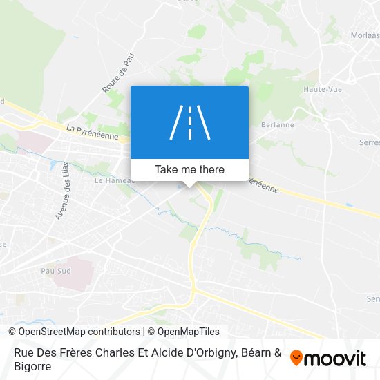 Rue Des Frères Charles Et Alcide D'Orbigny map