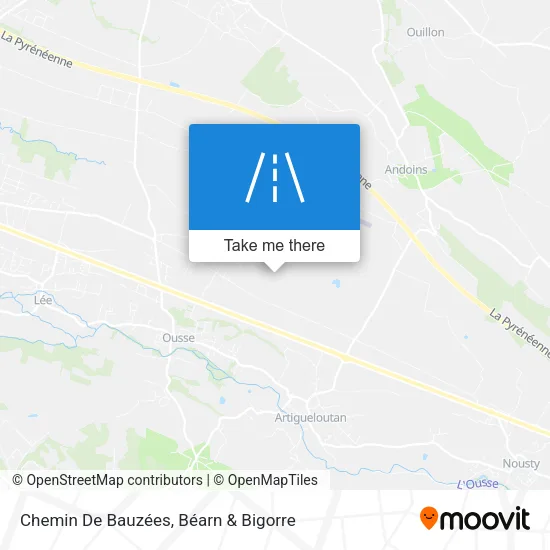 Chemin De Bauzées map