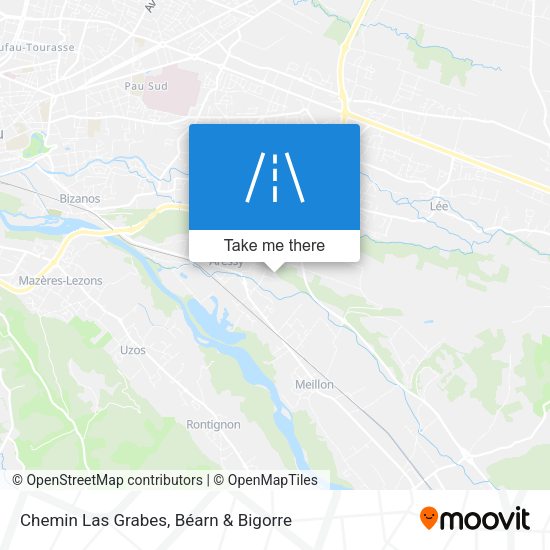 Chemin Las Grabes map