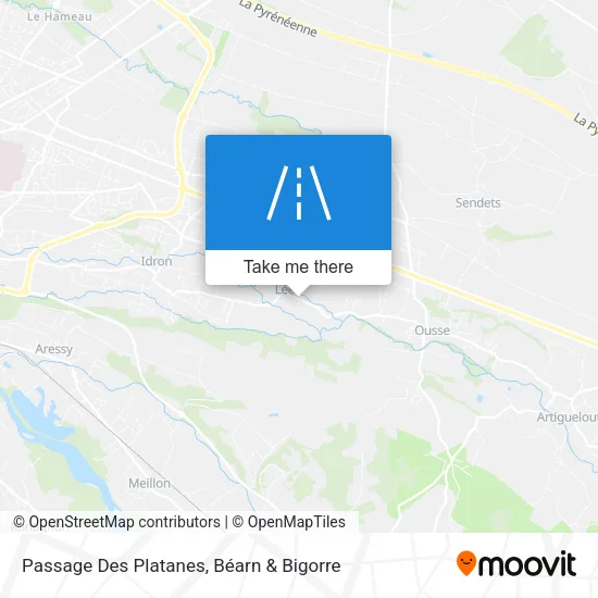 Passage Des Platanes map