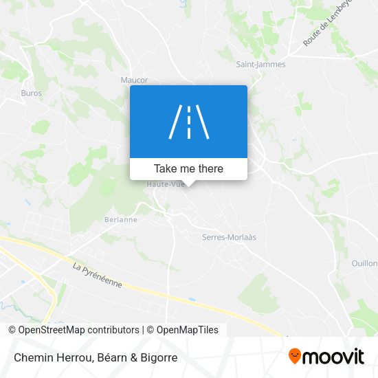 Chemin Herrou map