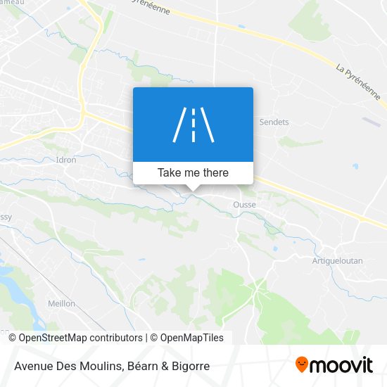 Avenue Des Moulins map