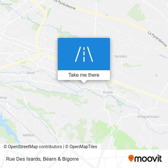 Rue Des Isards map