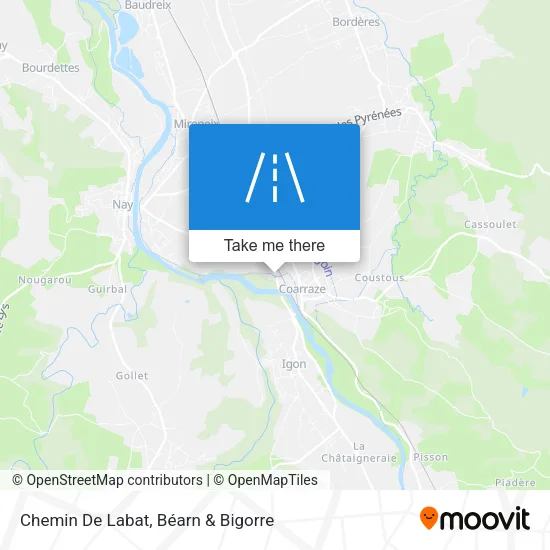 Chemin De Labat map