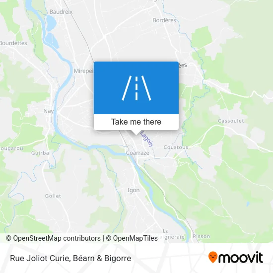 Rue Joliot Curie map