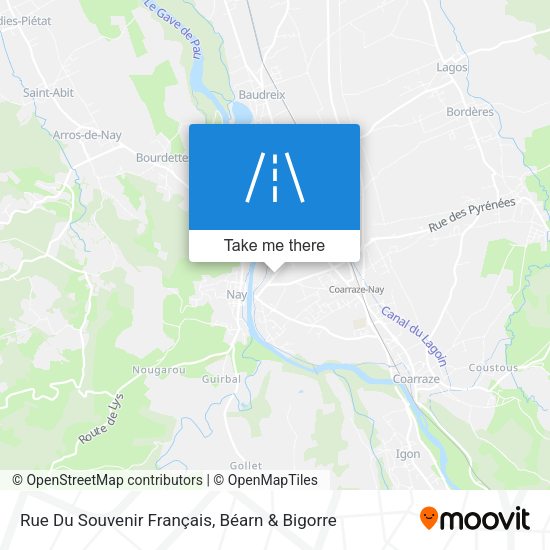 Rue Du Souvenir Français map