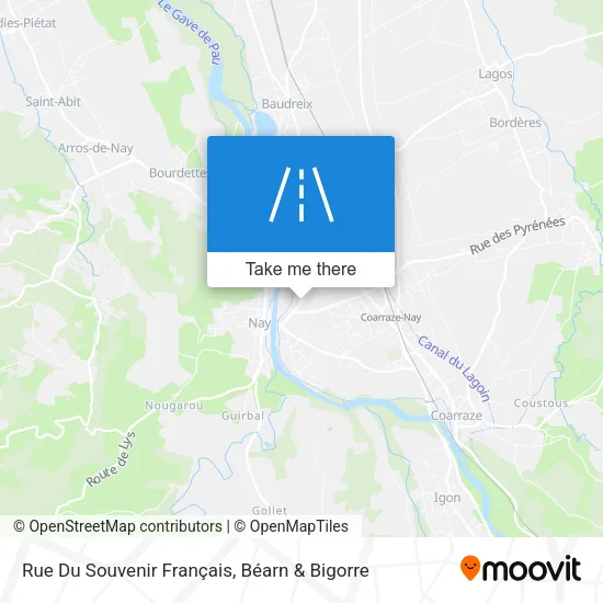 Rue Du Souvenir Français map