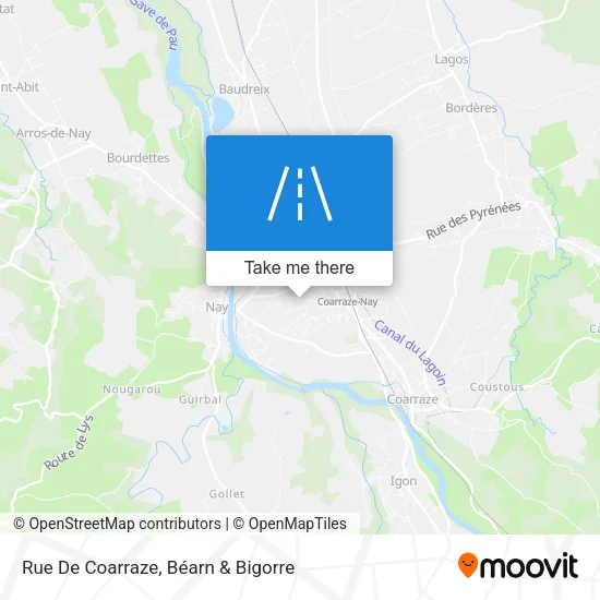 Rue De Coarraze map