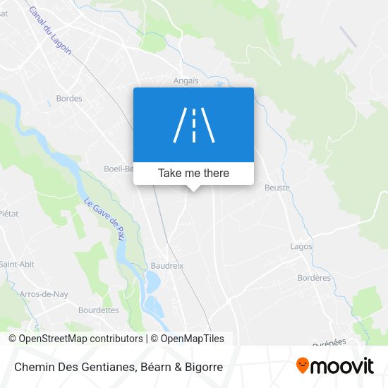 Chemin Des Gentianes map