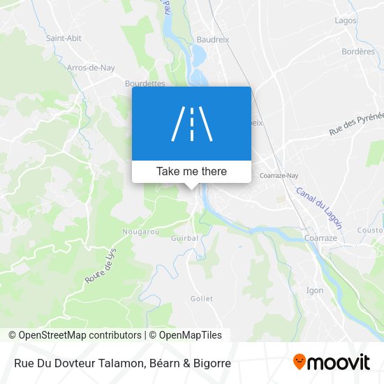 Rue Du Dovteur Talamon map