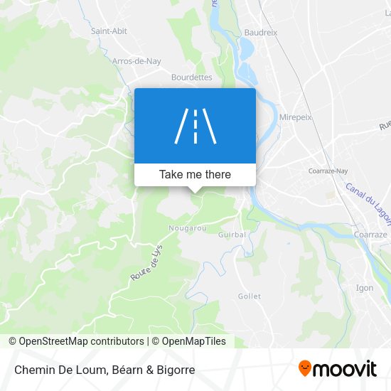 Chemin De Loum map