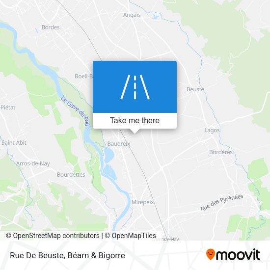 Rue De Beuste map