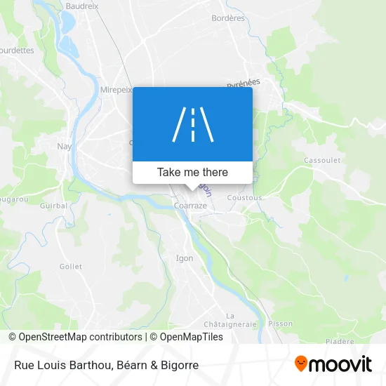 Rue Louis Barthou map