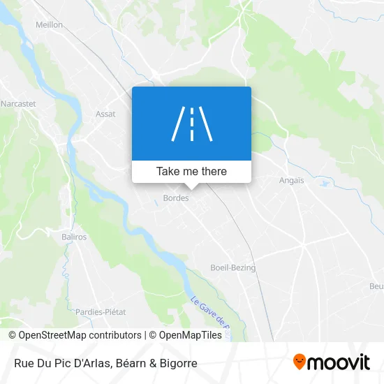 Rue Du Pic D'Arlas map