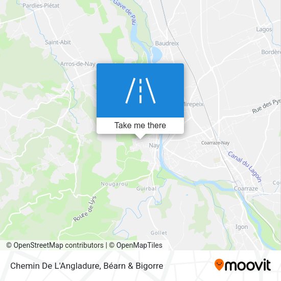 Chemin De L'Angladure map