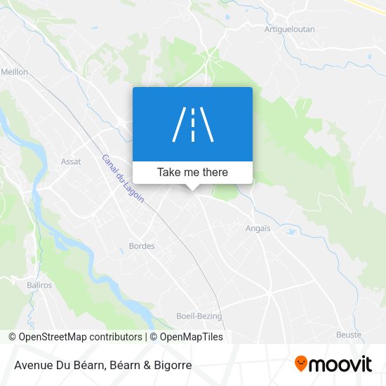 Avenue Du Béarn map