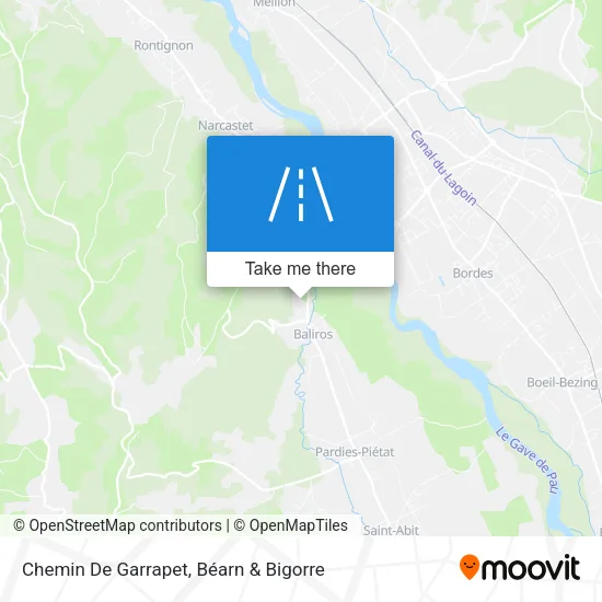 Chemin De Garrapet map