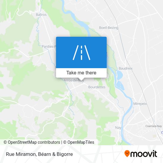 Rue Miramon map