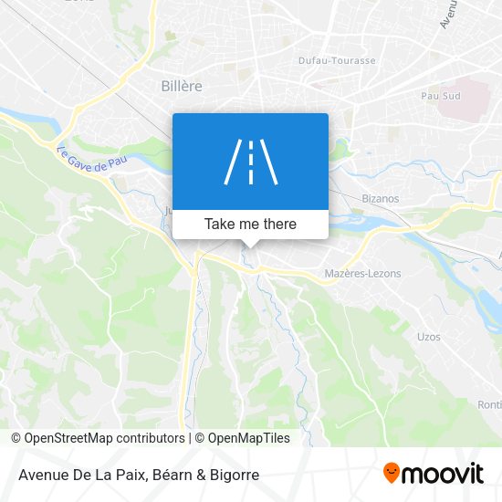 Avenue De La Paix map