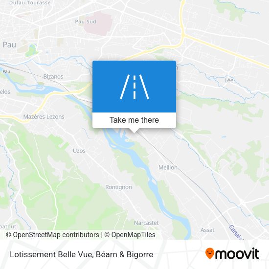 Lotissement Belle Vue map