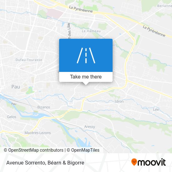 Avenue Sorrento map