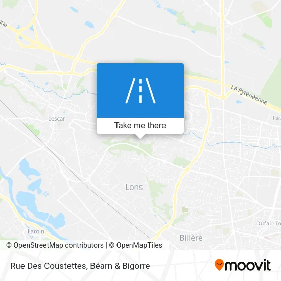 Rue Des Coustettes map